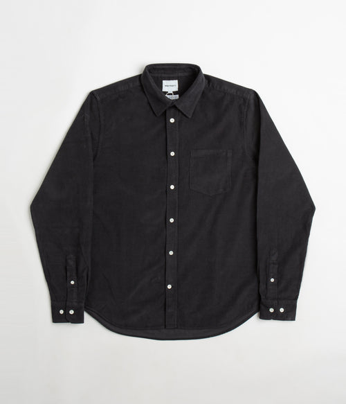 Norse Projects Osvald Micro Cord Shirt - Pewter