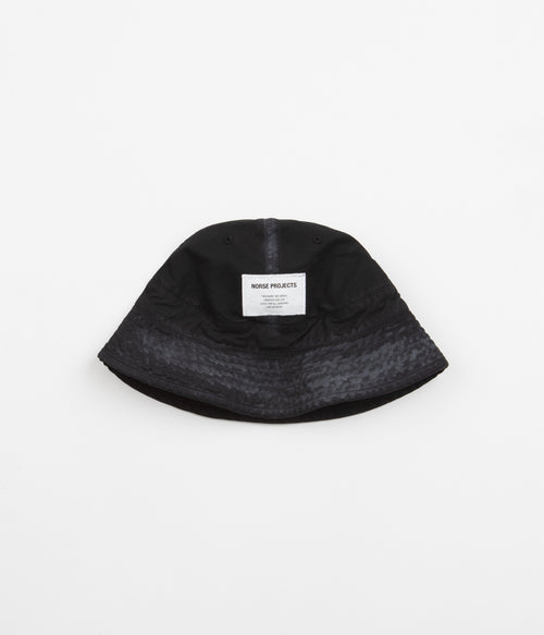 Norse Projects Tab Series Canvas Bucket Hat - Black