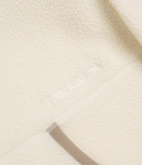 Norse Projects Tycho Pile Fleece Full Zip Jacket - Ecru thumbnail