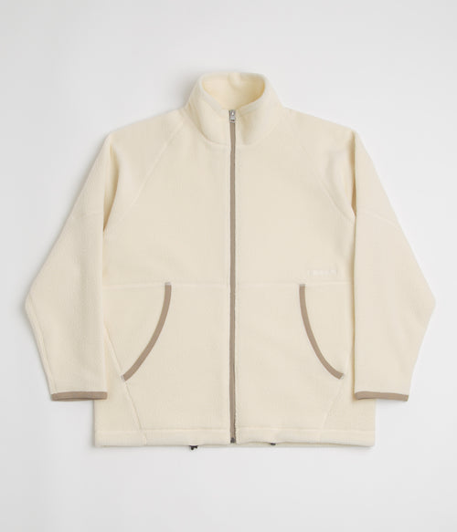 Norse Projects Tycho Pile Fleece Full Zip Jacket - Ecru
