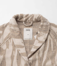 OAS Linen Terry Statement Robe in Fern thumbnail