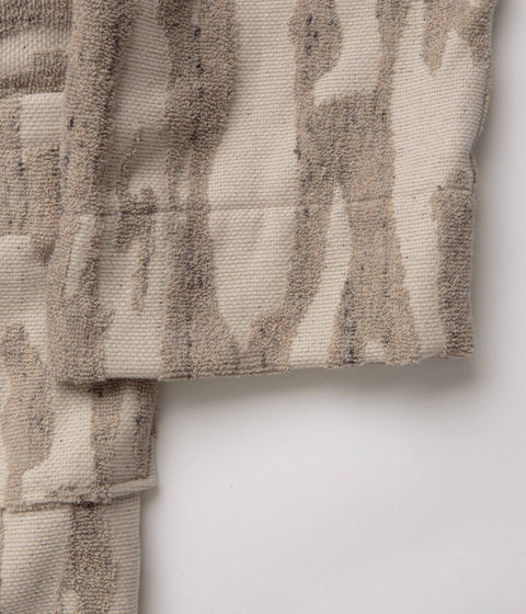 OAS Linen Terry Statement Robe in Fern