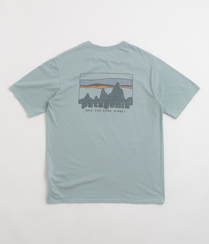 トップス patagonia 00s ORGANIC COTTON SHIRTS Patagonia 73 Skyline Organic T-Shirt - Thermal Blue | Always