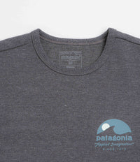 Patagonia Applied Imagination Wildrise Crewneck Sweatshirt in Ink Black thumbnail