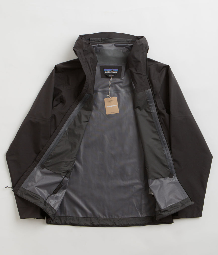 いいネット通販 - 全国送料無料でお届けします Jacket Rain Fork Boulder Patagonia - Colour in Always | Black 女性用