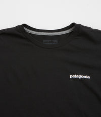 Patagonia P-6 Logo Responsibili-Tee Long Sleeve T-Shirt - Black thumbnail