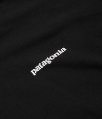 Patagonia P-6 Logo Responsibili-Tee Long Sleeve T-Shirt - Black thumbnail
