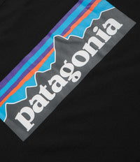 Patagonia P-6 Logo Responsibili-Tee Long Sleeve T-Shirt - Black thumbnail