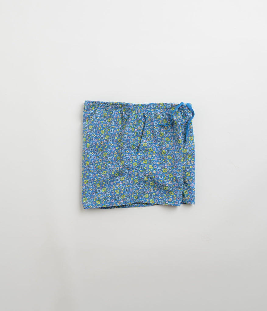 Patagonia Womens Baggies 5 Shorts Floral Fun Vessel Blue Always in Colour
