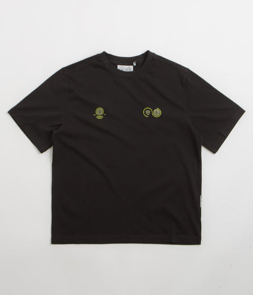 Purple Mountain Observatory Globe T-Shirt - Black