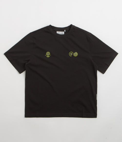 Purple Mountain Observatory Globe T-Shirt - Black