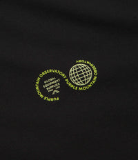 Purple Mountain Observatory Globe T-Shirt - Black thumbnail