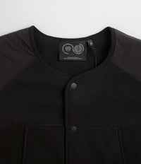 Purple Mountain Observatory Micro Fleece Cardigan - Black thumbnail