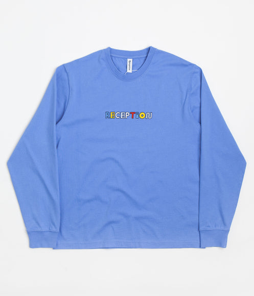 Reception Motto Long Sleeve T-Shirt - Granada Blue