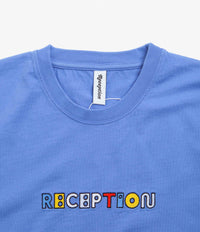 Reception Motto Long Sleeve T-Shirt in Granada Blue thumbnail
