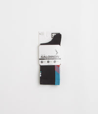 Salomon Pulse Race Flag Crew Socks - Black thumbnail