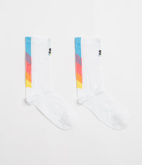 Salomon Pulse Race Flag Crew Socks - White thumbnail