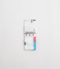 Salomon Pulse Race Flag Crew Socks - White thumbnail