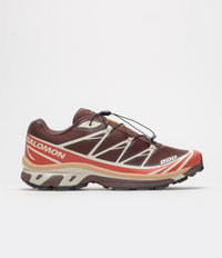 Salomon XT-6 Shoes - Roasted Clay / Burnt Ochre / Almond Milk thumbnail