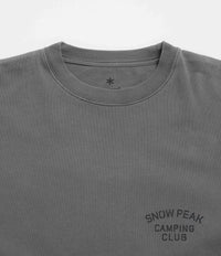 Snow Peak Camping Club T-Shirt - Charcoal thumbnail