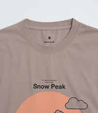 Snow Peak Camping Graphic T-Shirt - Beige thumbnail
