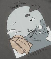 Snow Peak Camping Graphic T-Shirt - Grey thumbnail