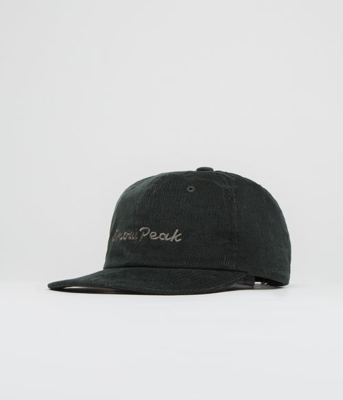 Snow Peak Corduroy Cap - Dark Green