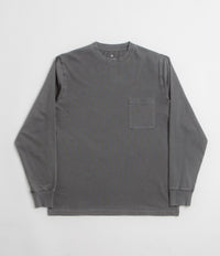 Snow Peak Garment Dyed Long Sleeve T-Shirt - Charcoal thumbnail