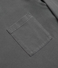 Snow Peak Garment Dyed Long Sleeve T-Shirt - Charcoal thumbnail