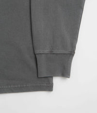 Snow Peak Garment Dyed Long Sleeve T-Shirt - Charcoal thumbnail