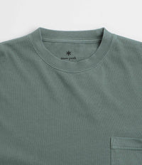 Snow Peak Garment Dyed Long Sleeve T-Shirt - Dark Green thumbnail