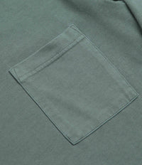 Snow Peak Garment Dyed Long Sleeve T-Shirt - Dark Green thumbnail