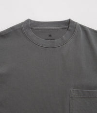 Snow Peak Garment Dyed T-Shirt - Charcoal thumbnail