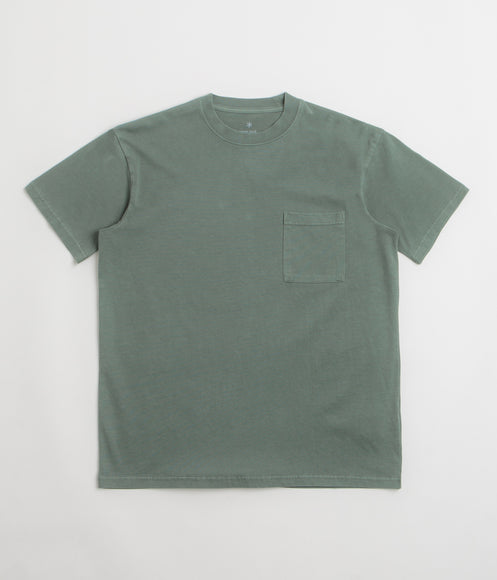 Snow Peak Garment Dyed T-Shirt - Dark Green