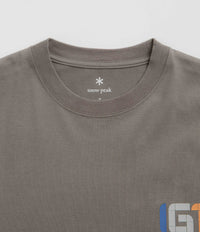 Snow Peak IGT Logo T-Shirt in Greige thumbnail