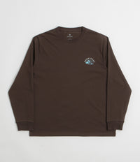 Snow Peak Living With Nature Long Sleeve T-Shirt - Dark Brown thumbnail