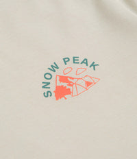 Snow Peak Living With Nature Long Sleeve T-Shirt - Ivory thumbnail
