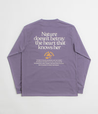 Snow Peak Living With Nature Long Sleeve T-Shirt - Purple thumbnail
