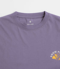 Snow Peak Living With Nature Long Sleeve T-Shirt - Purple thumbnail