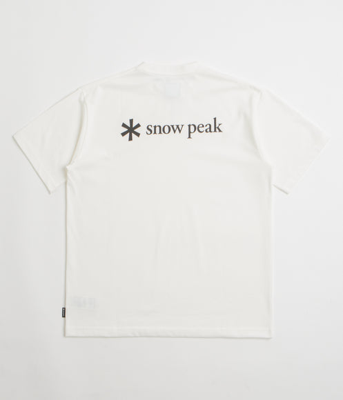 Snow Peak NSD Back Logo T-Shirt - Off White