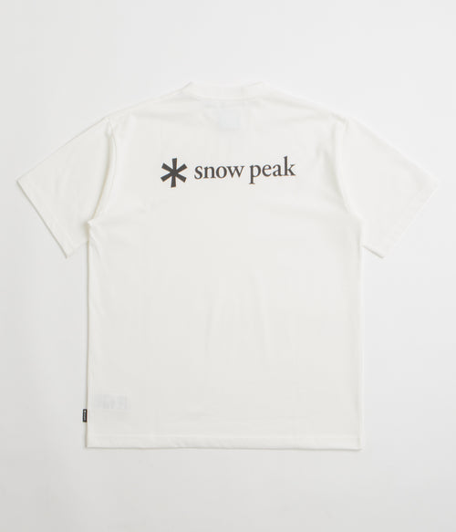 Snow Peak NSD Back Logo T-Shirt - Off White