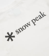 Snow Peak NSD Back Logo T-Shirt - Off White thumbnail