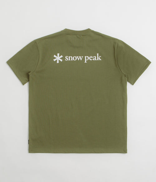 Snow Peak NSD Back Logo T-Shirt - Olive