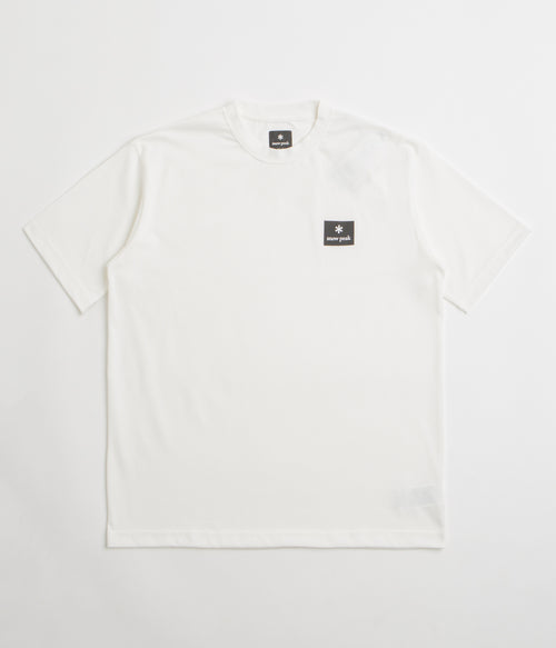 Snow Peak NSD Square Logo T-Shirt - Off White