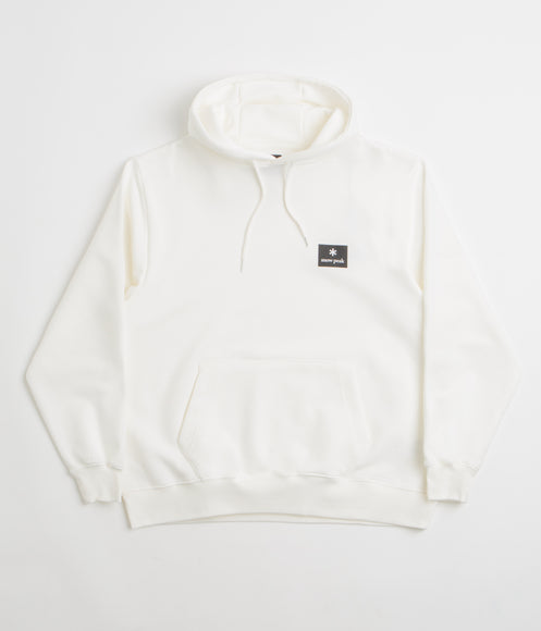 Snow Peak NSD Square Logo Hoodie - Off White