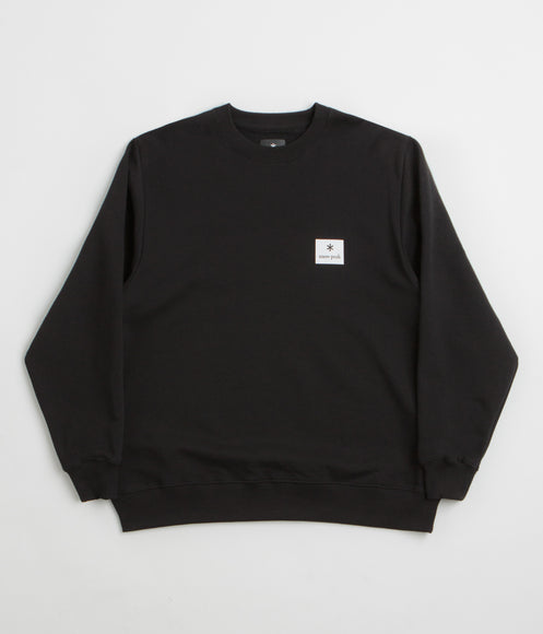 Snow Peak NSD Square Logo Sweatshirt - Black