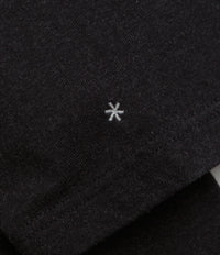 Snow Peak Recycled Cotton Heavy Mockneck T-Shirt - Black thumbnail