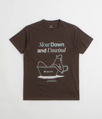 Snow Peak Relaxation T-Shirt - Dark Brown thumbnail