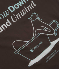 Snow Peak Relaxation T-Shirt - Dark Brown thumbnail