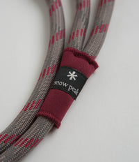 Snow Peak Rope Medium Dog Lead - Grey / Red thumbnail